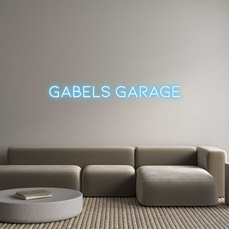 Custom Neon: Gabels Garage