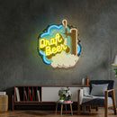 Draft Beer LED Neon Sign Light Pop Art