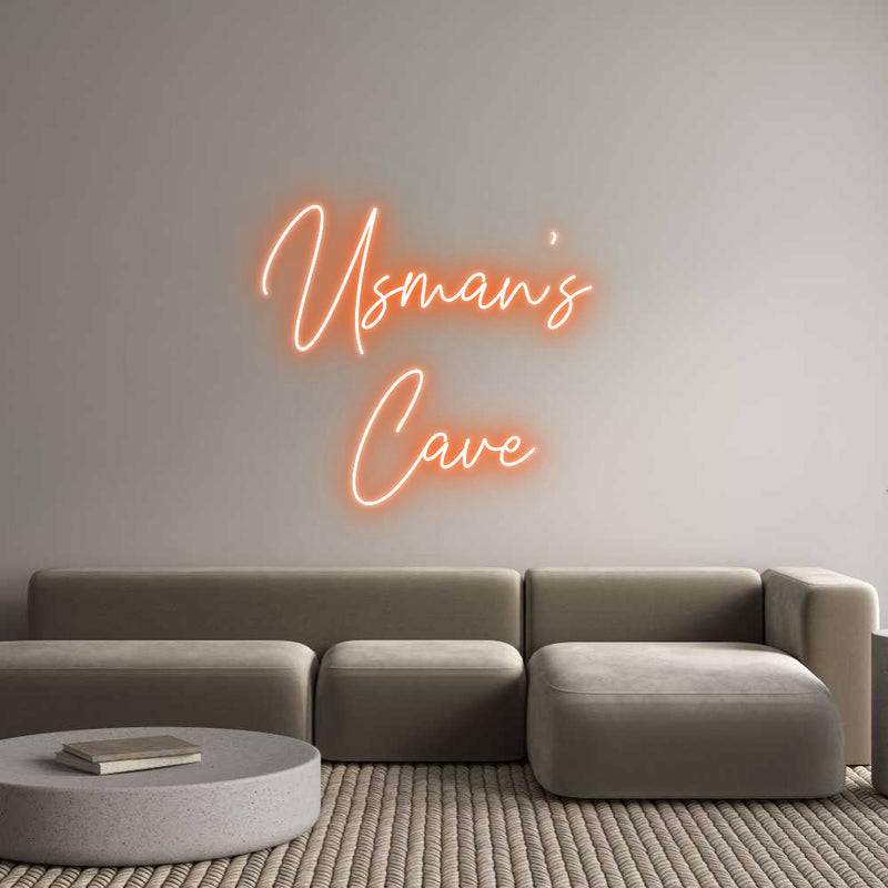 Custom Neon: Usman's 
Cave