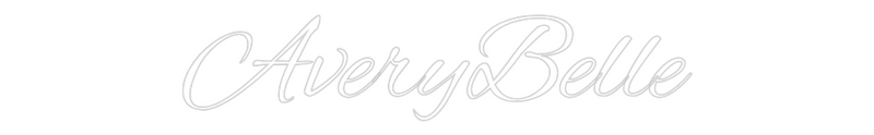 Custom Neon: AveryBelle