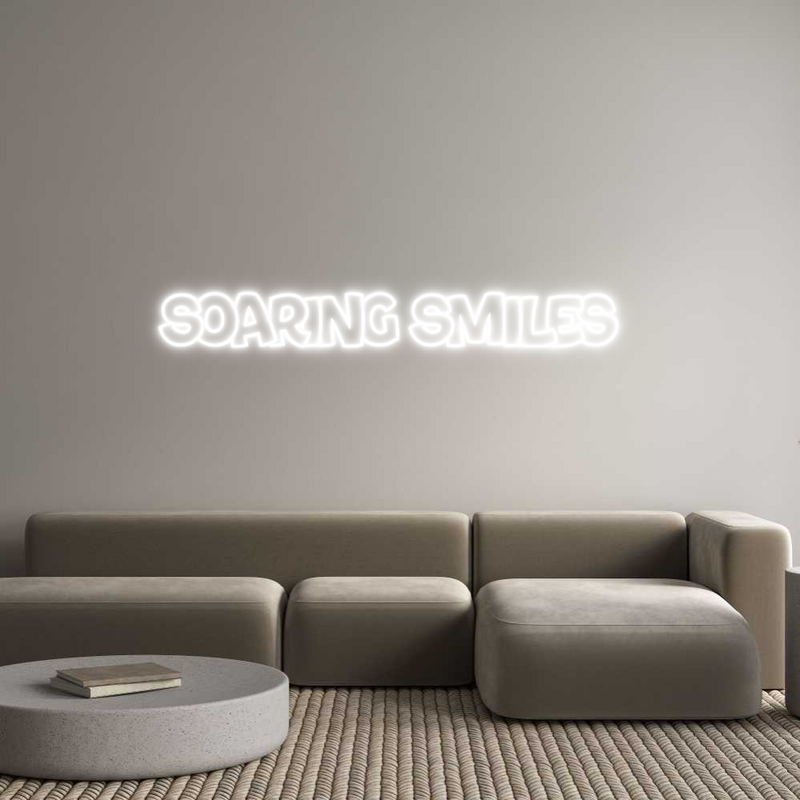 Custom Neon: Soaring Smiles