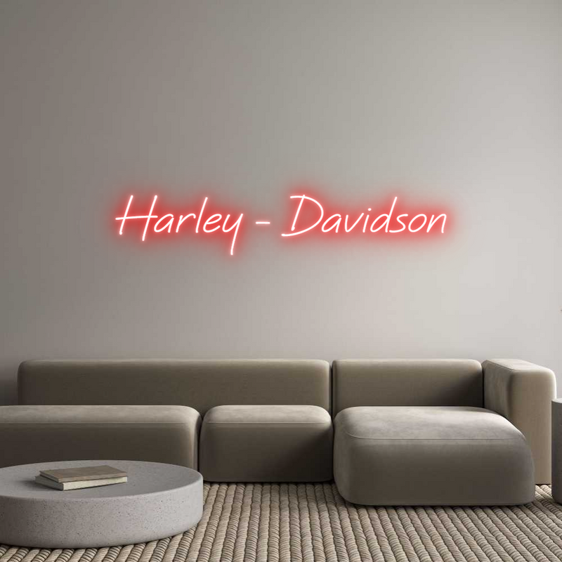 Custom Neon: Harley - Davi...