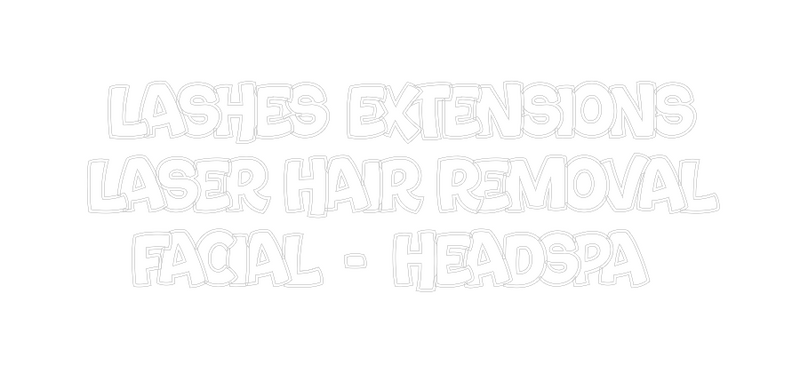 Custom Neon: Lashes Extens...