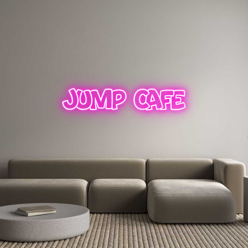 Custom Neon: Jump cafe