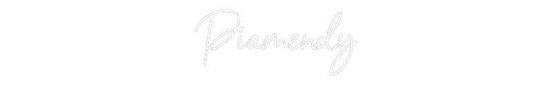 Custom Neon: Piamendy