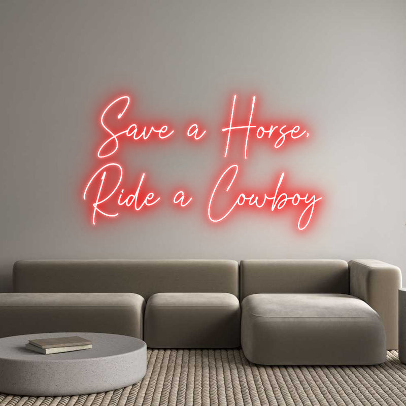 Custom Neon: Save a Horse,...