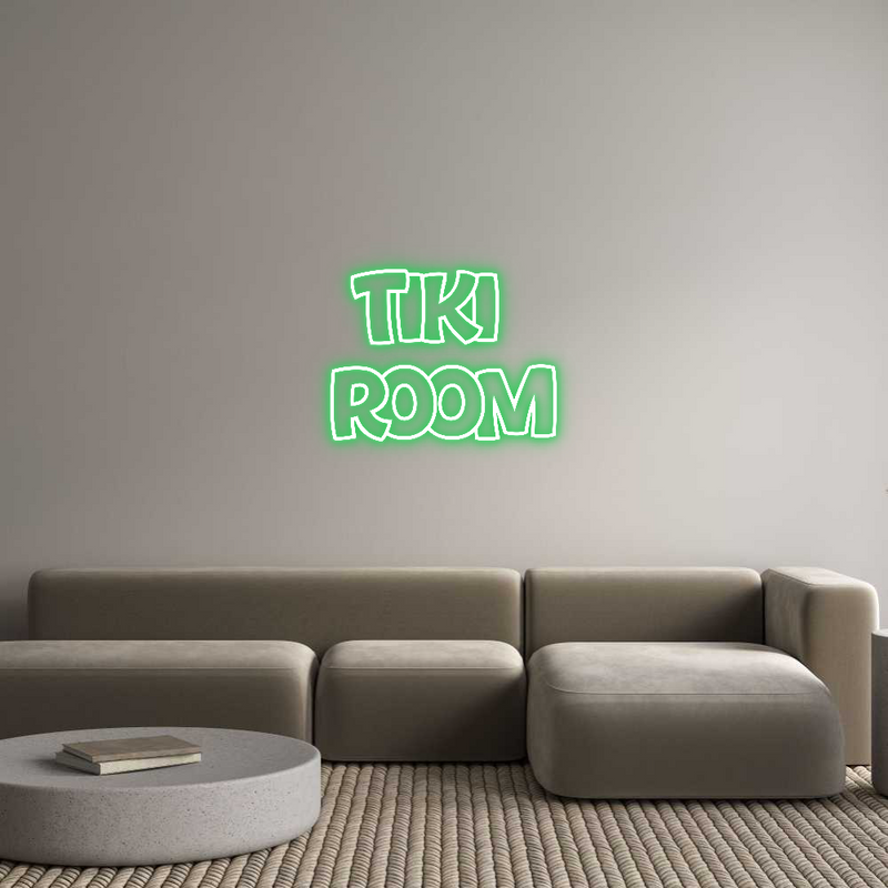 Custom Neon: TIKI 
room