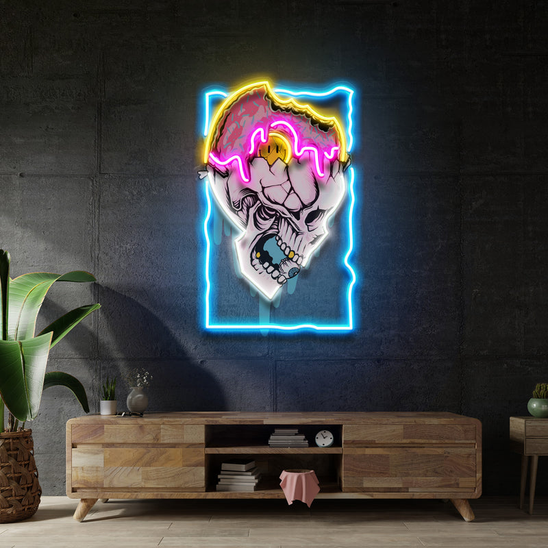 Feeling Skull LED Neon Sign Light Pop Art