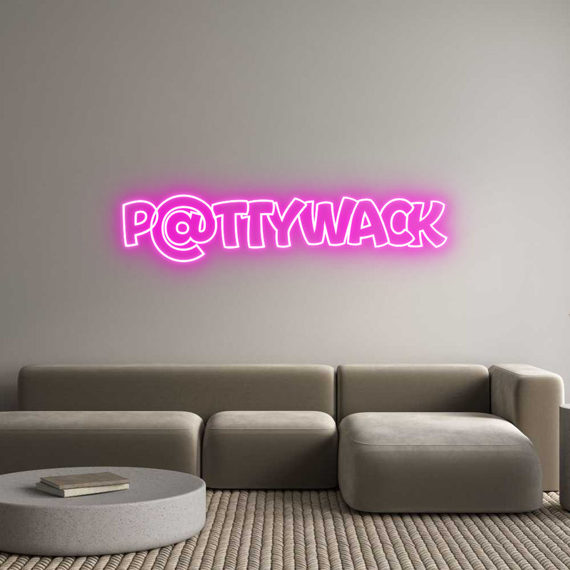 Custom Neon: P@ttyWack