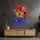 Ganster Dog LED Neon Sign Light Pop Art