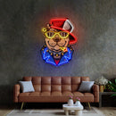 Ganster Dog LED Neon Sign Light Pop Art