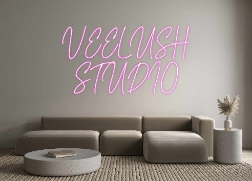 Custom Neon: VEELUSH 
STUDIO - Custom Neon Signs | LED Neon Signs | Zanvis Neon®