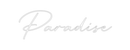 Custom Neon: Paradise - Custom Neon Signs | LED Neon Signs | Zanvis Neon®