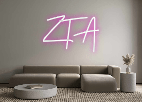 Custom Neon: ZTA - Custom Neon Signs | LED Neon Signs | Zanvis Neon®