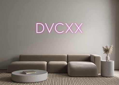 Custom Neon: dvcxx - Custom Neon Signs | LED Neon Signs | Zanvis Neon®