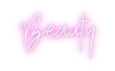 Custom Neon: Beauty - Custom Neon Signs | LED Neon Signs | Zanvis Neon®