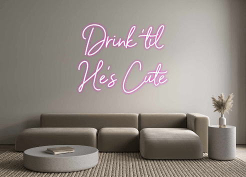 Custom Neon: Drink 'til
He... - Custom Neon Signs | LED Neon Signs | Zanvis Neon®