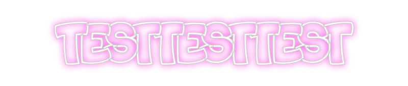 Custom Neon: testtesttest