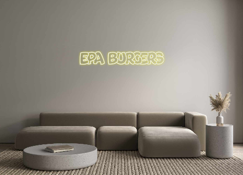 Custom Neon: Epa burgers