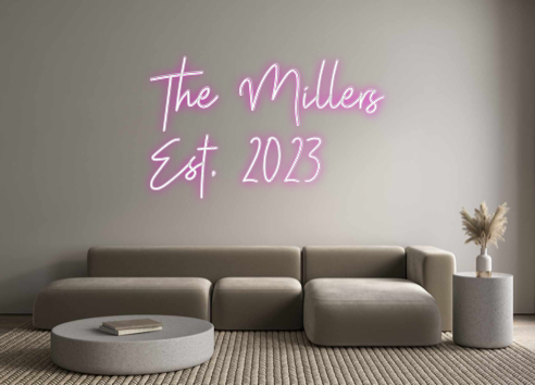 Custom Neon: The Millers 
...