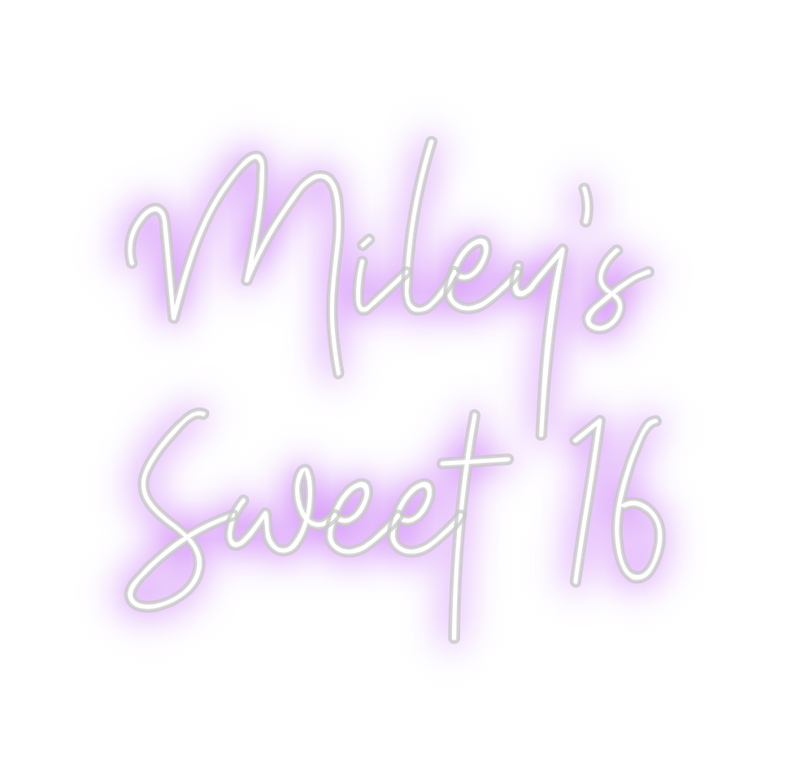 Custom Neon: Miley's
Sweet...