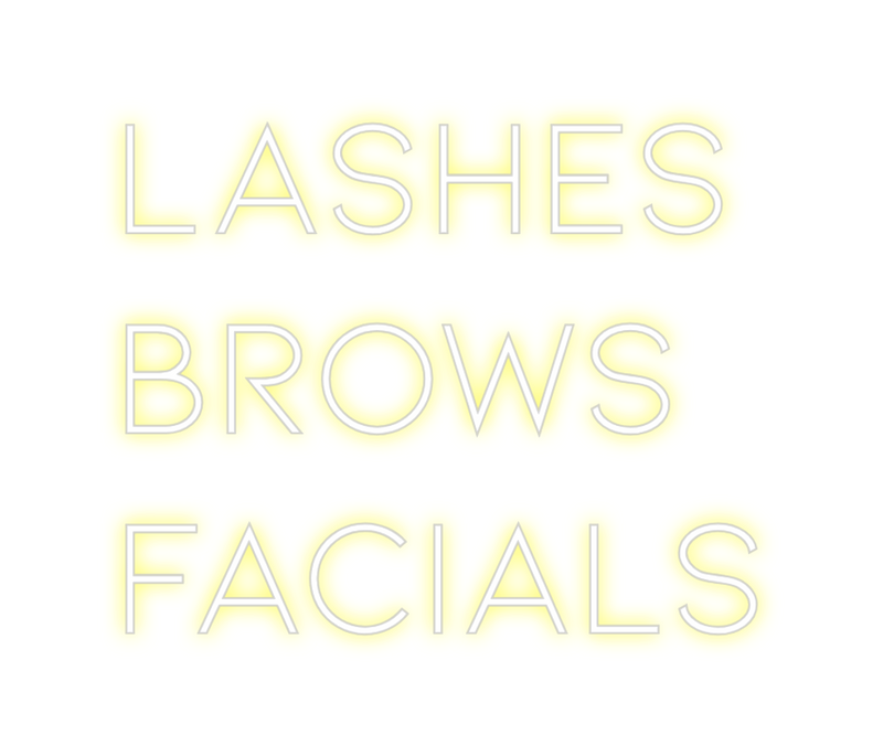 Custom Neon: Lashes
Brows
...