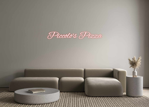 Custom Neon: Piccolo's Pizza