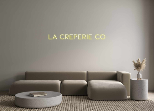 Custom Neon: La Creperie Co