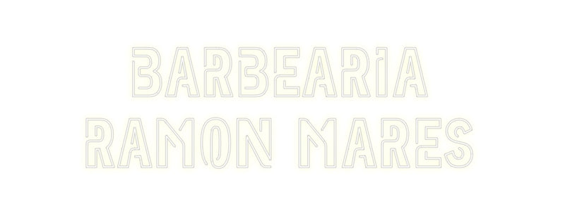 Custom Neon:   Barbearia 
...