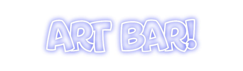 Custom Neon: ART BAR!