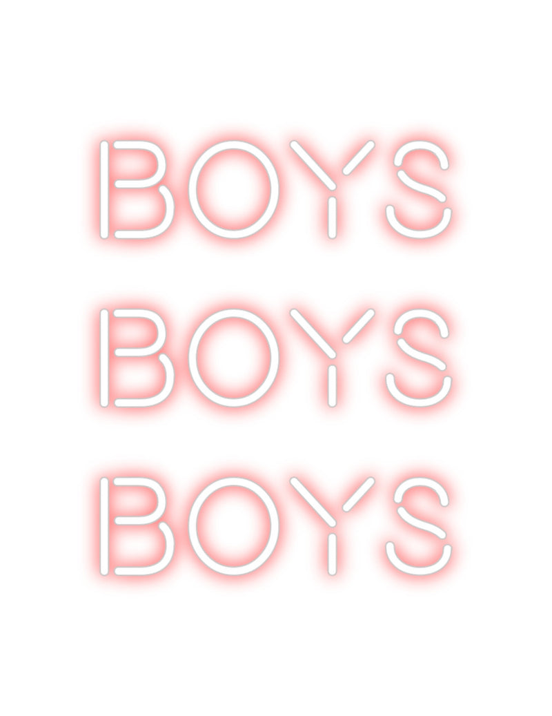 Custom Neon: BOYS
BOYS
B...