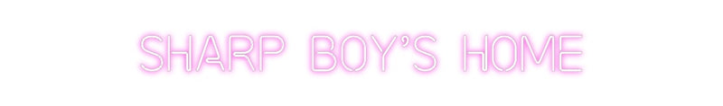 Custom Neon: SHARP BOY’S H...