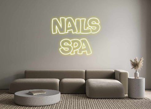 Custom Neon: NAILS 
SPA