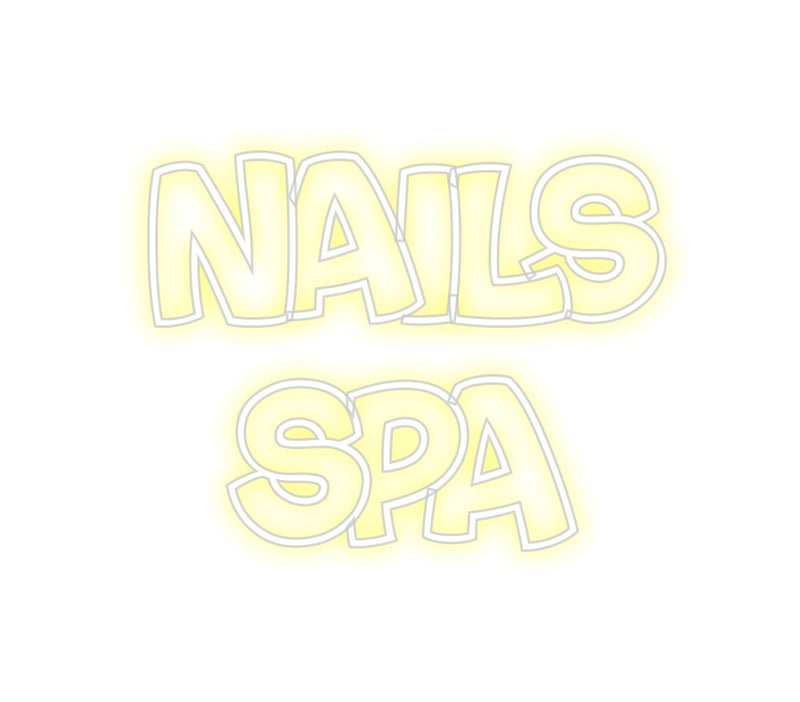 Custom Neon: NAILS 
SPA