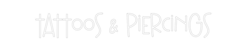 Custom Neon: tattoos & pie...