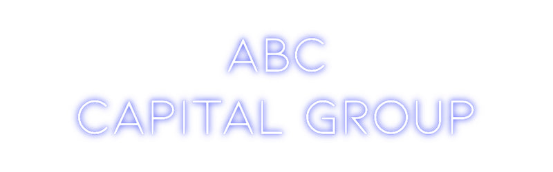 Custom Neon: ABC
CAPITAL ...