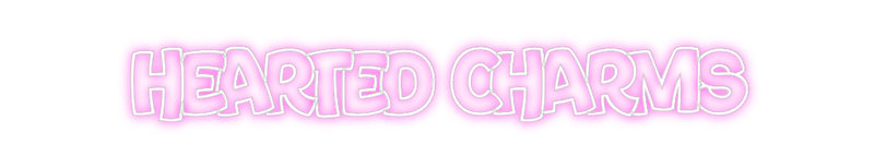 Custom Neon: Hearted Charms