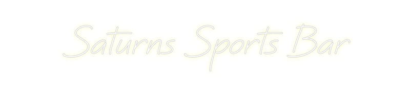 Custom Neon: Saturns Sport...