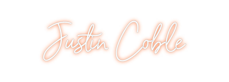 Custom Neon: Justin Coble