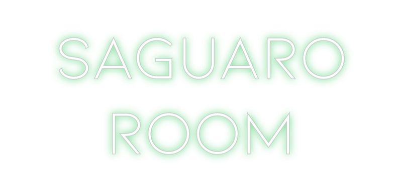 Custom Neon: Saguaro 
Room