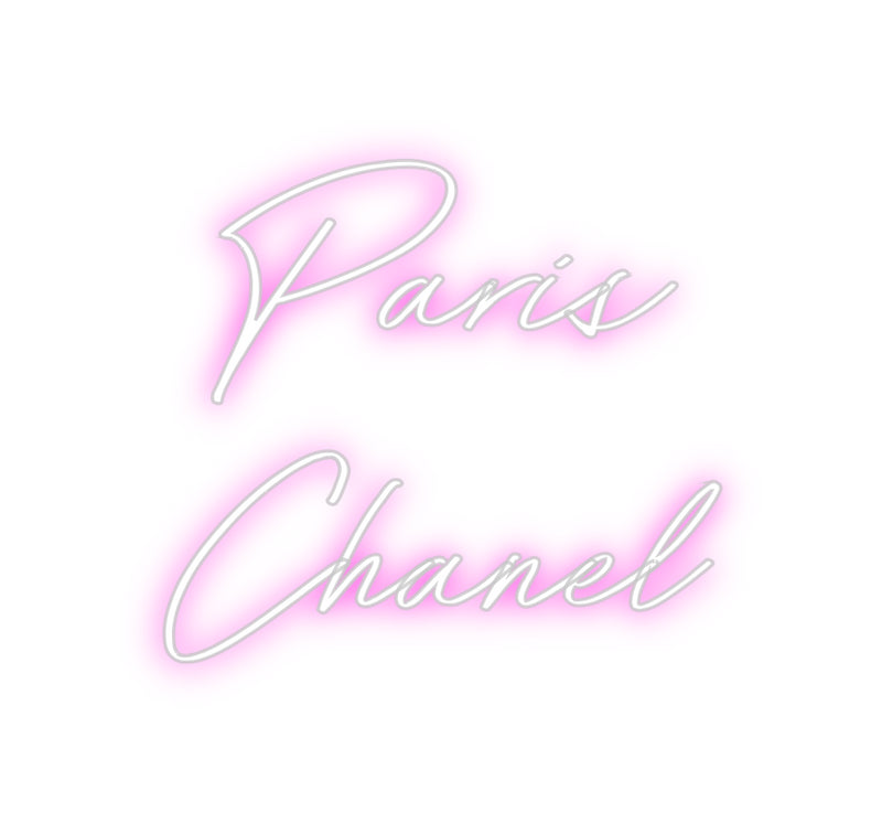 Custom Neon: Paris
Chanel