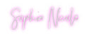 Custom Neon: Sophia Nicole