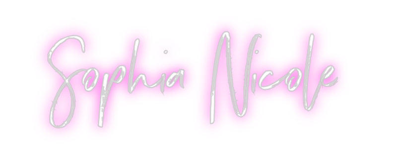 Custom Neon: Sophia Nicole