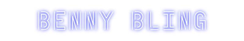 Custom Neon: Benny Bling