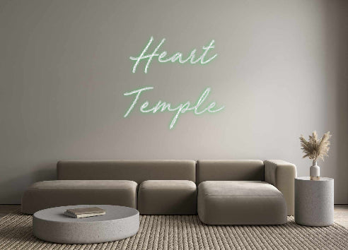 Custom Neon: Heart 
Temple