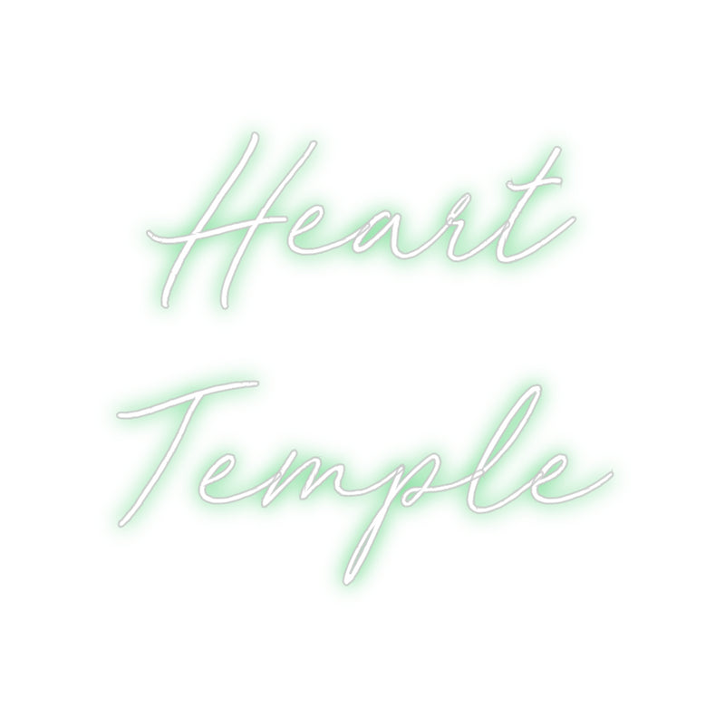 Custom Neon: Heart 
Temple