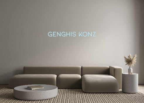 Custom Neon: Genghis Konz