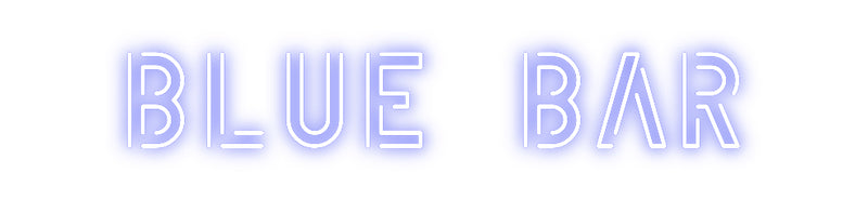 Custom Neon: Blue Bar