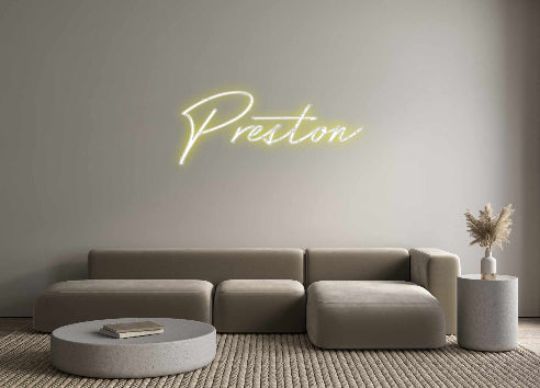 Custom Neon: Preston