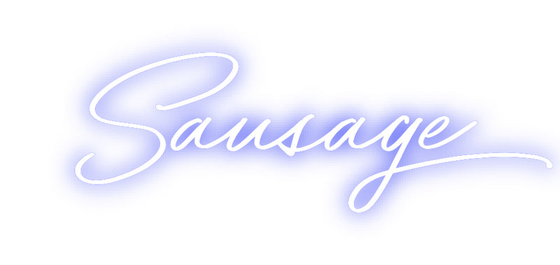 Custom Neon: Sausage